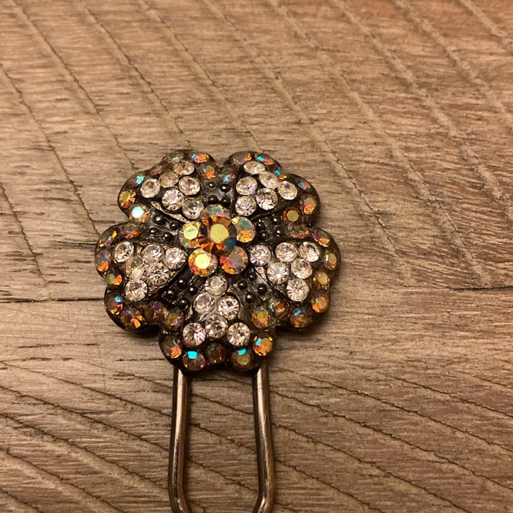Cara Rhinestone Hair Pin - Picture 3 of 5